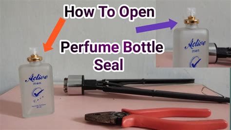 how to open versace cologne bottle